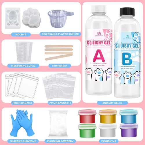 Taba squishy kit - taba, liquid