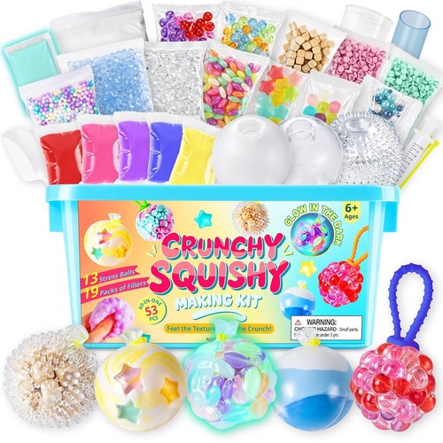 53pcs squishy making kit glow - 53pcs,