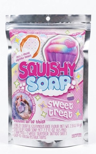 Unicorn dreams squishy soap - unicorn,
